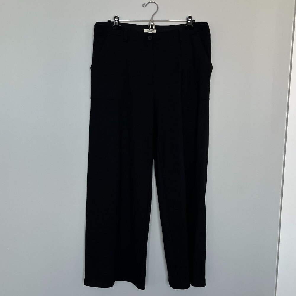 Max Studio Black Wide Leg Knit Pants XL